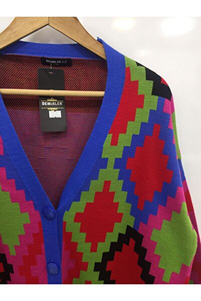 DEMİRLER Kadın Baklava Desen Hırka