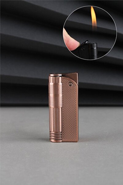 Silvio Monetti Muhtar Model Özel Tasarım Bakır Gazlı Çakmak Caksm053m