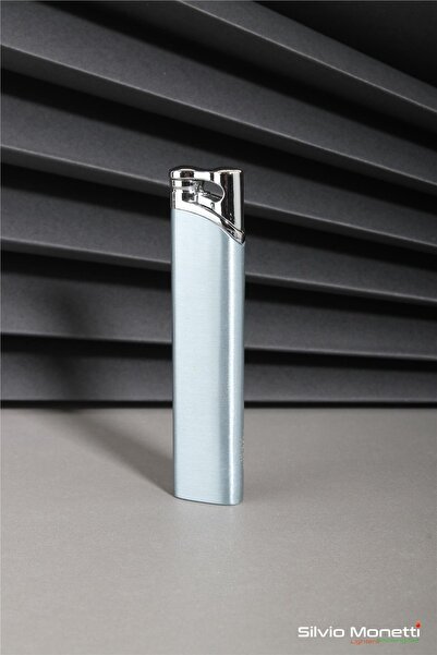 Silvio Monetti Gümüş Özel Tasarım Gazlı Çakmak 24csm839mr02