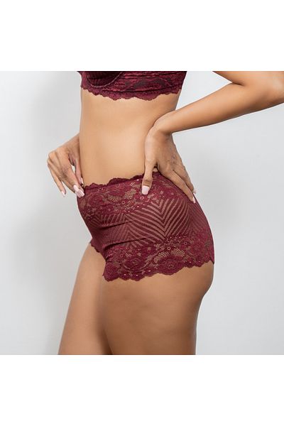 Aadaraya Lace Detail Boyshort Briefs