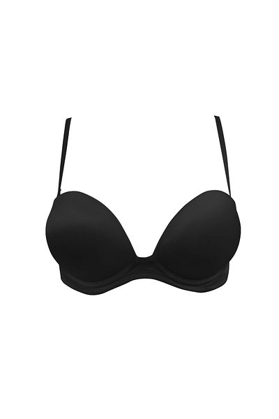 Le Jardin 7036 Blanche Sutien fără bretele cu dublu căptușit Magic pentru femei, negru