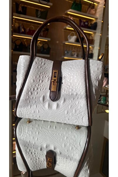 KRISTE BELL İthal  Timsah Derisi  Uzun Askılı Kadın Çanta