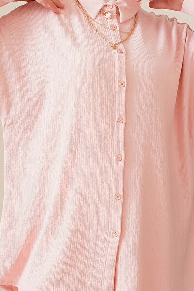 Bigdart T5858 Gestricktes Hijab-Doppelset – Puder