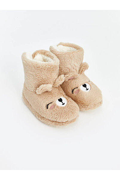 LC Waikiki Bej Hayvan Figürlü Pelüş Kız Çocuk Ev Botu