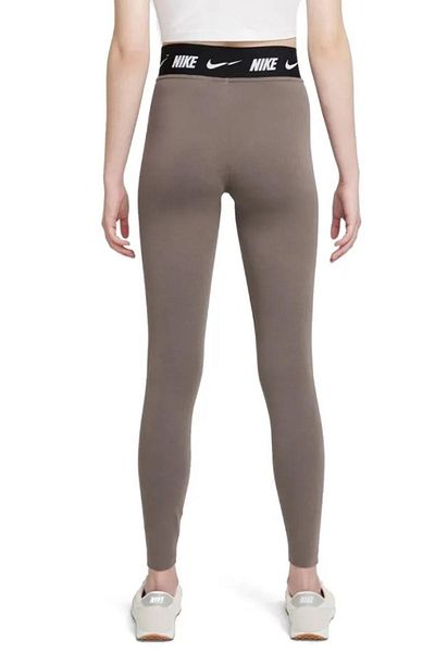 Nike Sportswear Club Women Brown Leggings Cotton Polyester