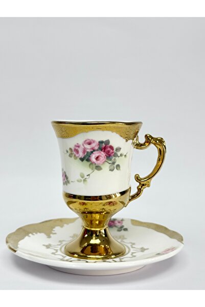 Kosova White 90Cc Footed Cup Set, Stylish and Convenient Design