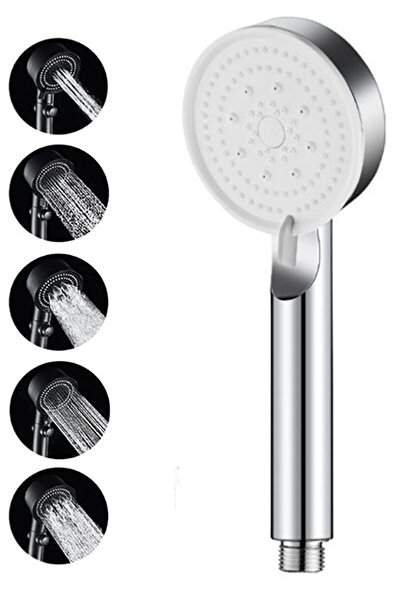 Kaşbaşı Home 5 Fonksiyonlu Duş Başlığı Duş Hortumu Duş Seti