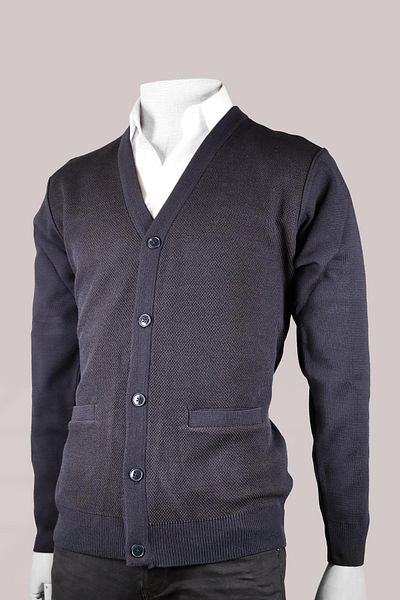 Nehir 244701208   Navy Blue River Wool Cardigan