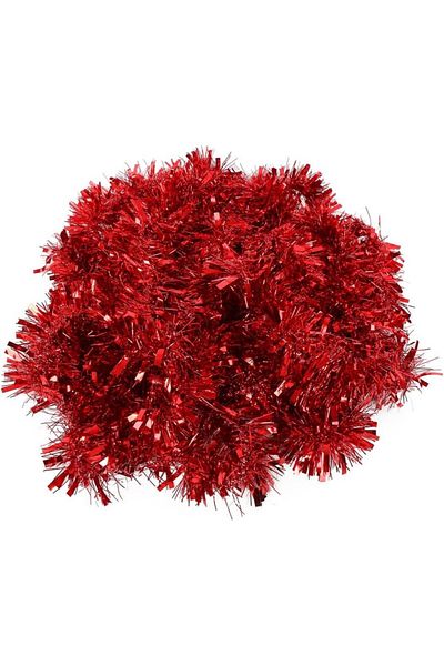 Yenigeldi 1.7 Meters Red Thick Tassel Tinsel Garland - Ornamental T77