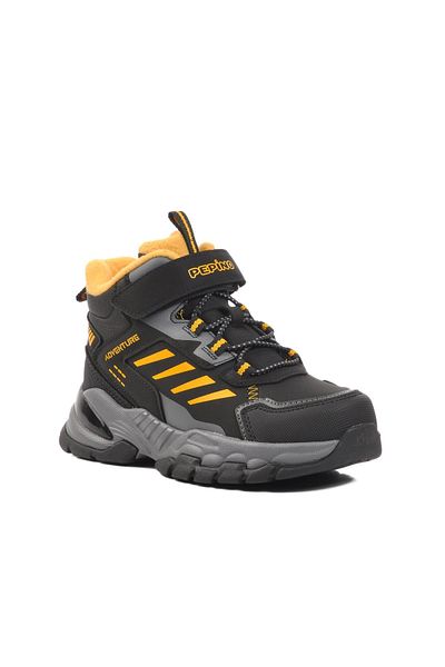 pepino 1807-F Black-Cat Yellow παιδικές μπότες εξωτερικού χώρου