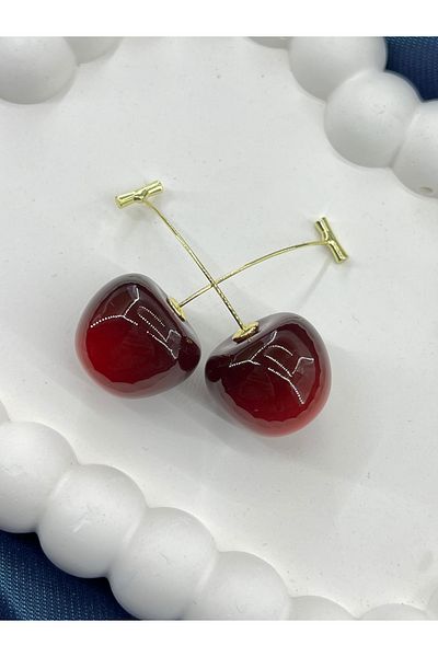 Lavienta Big & Small Cherry Earrings