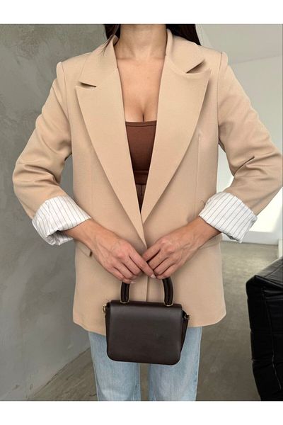 MYGİYİMİSTANBUL jachetă blazer (căptușeală cu dungi)