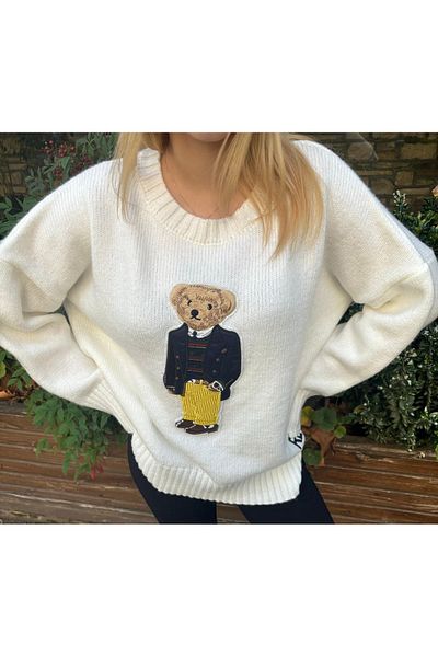 VOG PLUS Vibegaia Rl Teddy Bear Sweater