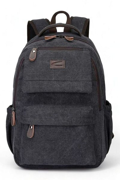 CACTİVE Cactive Canvas Black Unisex Backpack Ctv1315