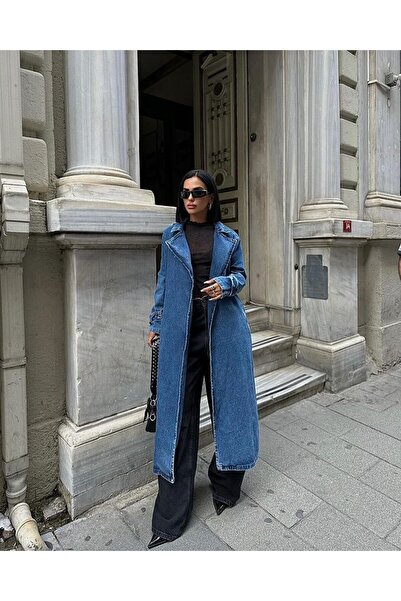 Genel Markalar Kolu Apoletli Kruvaze Trençkot