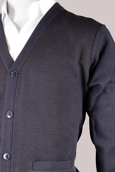 Nehir 244701208   Navy Blue River Wool Cardigan