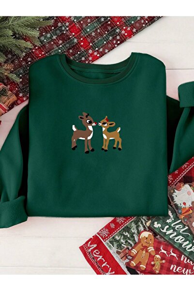 DAXİS Sportwear Company Unisex εμπριμέ φούτερ με λαιμόκοψη