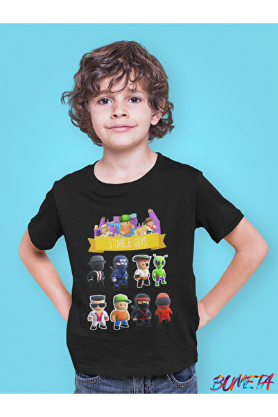 Bumeta Παιδικό μπλουζάκι Stumble Guys All Character