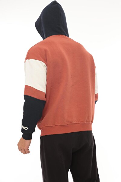 Miron Суичър с големи бродирани висок размер - 2315