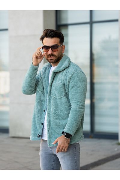Minharir Λούτρινο Unisex πουκάμισο - Λεπτομέρεια τσέπης