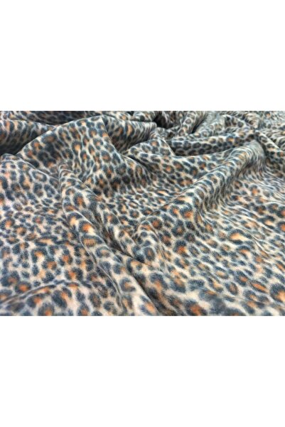 ecottonworks Leopar Desenli Polar Koltuk Örtüsü Çek Yat Örtüsü  180 cm x  215 cm