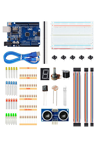 Kidsmaker Arduino Set 24 Parça 126 Adet Ekonomik Başlangıç Seti
