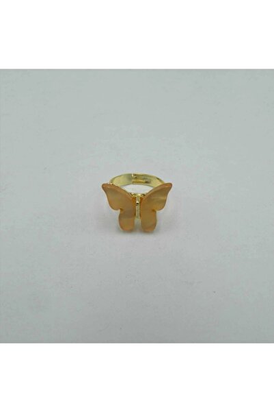 Tralles Takı Adjustable Gold Butterfly Ring