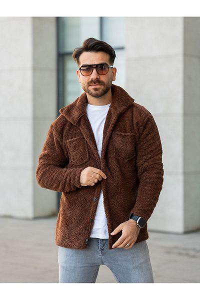Minharir Λούτρινο Unisex πουκάμισο - Λεπτομέρεια τσέπης