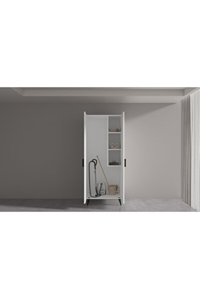 BGR MOBİLYA Çift kapaklı temizlik dolabı