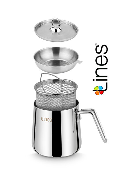 Lines LİNESÇELİK KIZARTMA SETİ 4PCSİNOX