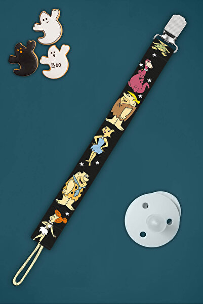 Apptakı Taş Devri Bebek Emzik Askısı Emzik Zinciri Emzik Tutacağı Emzirme Aks...