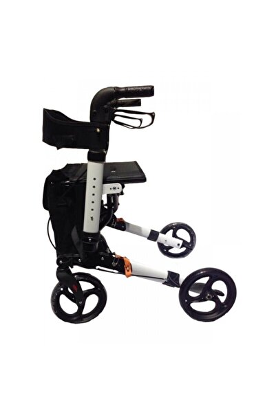 POYLİN Tekerlekli Yürüme Desteği Frenli Yürüteç Rollatör Yaşlı Oturaklı Yürüm...