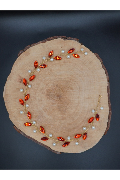 gelinmz Πλήρως χειροποίητο κομψό και κομψό στέμμα γάμου και αρραβώνων και αξε...