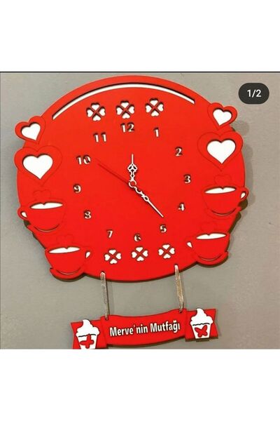 silay hediyelik eşya Dekoratif mutfak saati