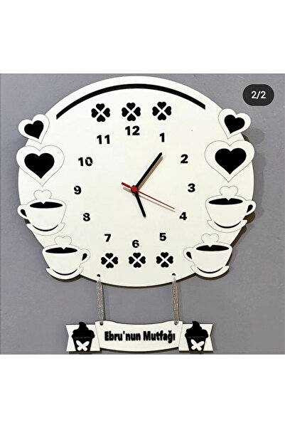 silay hediyelik eşya Dekoratif Mutfak Duvar Saati