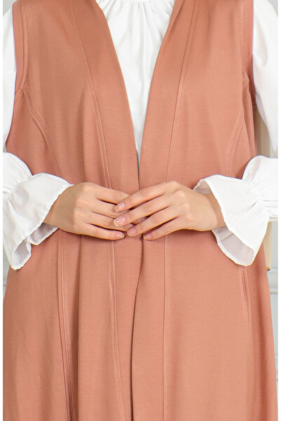 sefamerve Vest Pants Double Suit 20046-06 Salmon