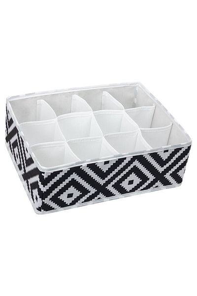 kapsulavm 12 Compartments Mosaic Pattern Practical Compartmented Drawer Organizer Organizer