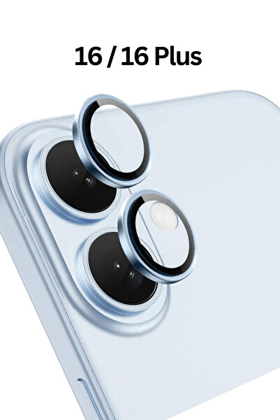 favorscase Apple Iphone 16 & Iphone 16 Plus Uyumlu Kamera Koruma Renkli Lens ...