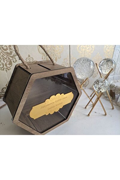 Genel Markalar Ahşap sadaka kutusu kumbara