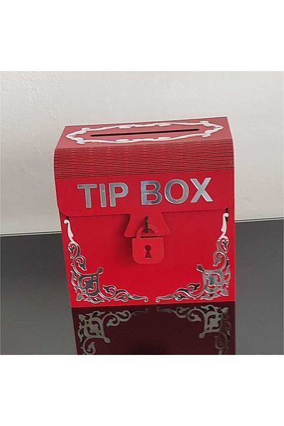 ayt reklam atölyesi Red Tip Box Piggy Bank And Tip Box Tipbox