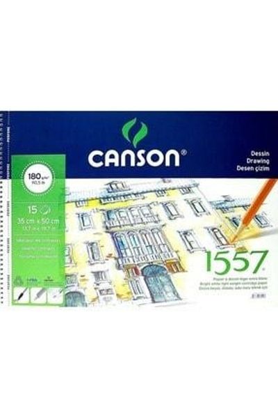 Canson 1557 Sketchbook 120gr. 40 Sheets. A3