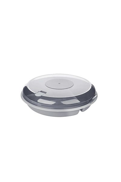CEKAVE 3 Compartment Practical Breakfast Bowl with Lid