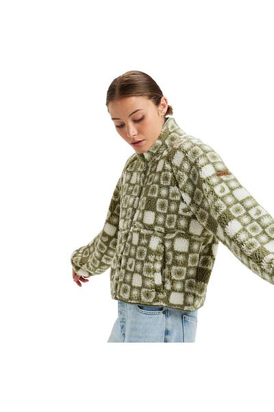 Roxy Blurry Cloud Women's Fleece Jacket