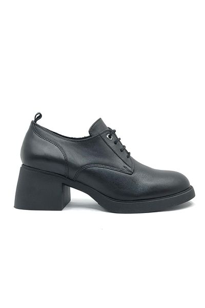 Greyder 59119 Zn Leather Comfort Classic Oxford Pantofi de damă NEGRI