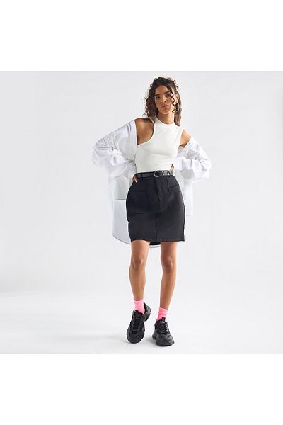 FAV Ribbed Sleeveless Top with Crew Neck