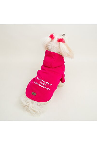 Buddy Store Cat & Dog Apparel Sweatshirt - Is My This Beautiful Feys Never Laugh Printed Pink Sweatshirt