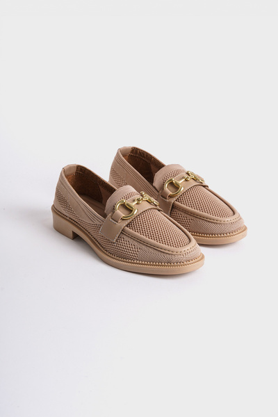 Capone Outfitters Дамски мокасини с метална катарама