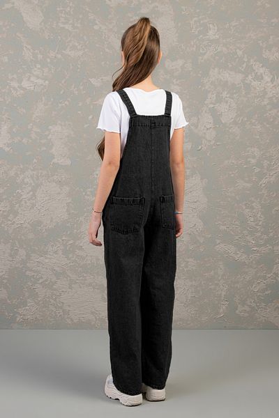 DMB BOYS & GIRLS Comfortable Wide Leg Pocket Denim Salopet Jean Girls Jumpsuit