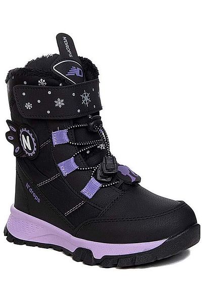 Kids Club Shoes Ndrops-014 Unisex Snow Boots με μαλλί εσωτερικά Παιδικές μπότες λιλά