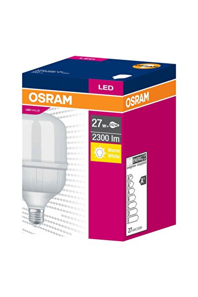 Osram Led Jumbo 27w 3000k 3000lm E27 Duy Sarı Işık Ampul